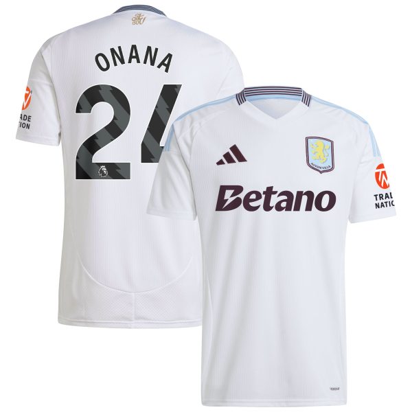 aston villa adidas away shirt 2024-25 with onana 24 printing Collection - Aston Villa Official Store