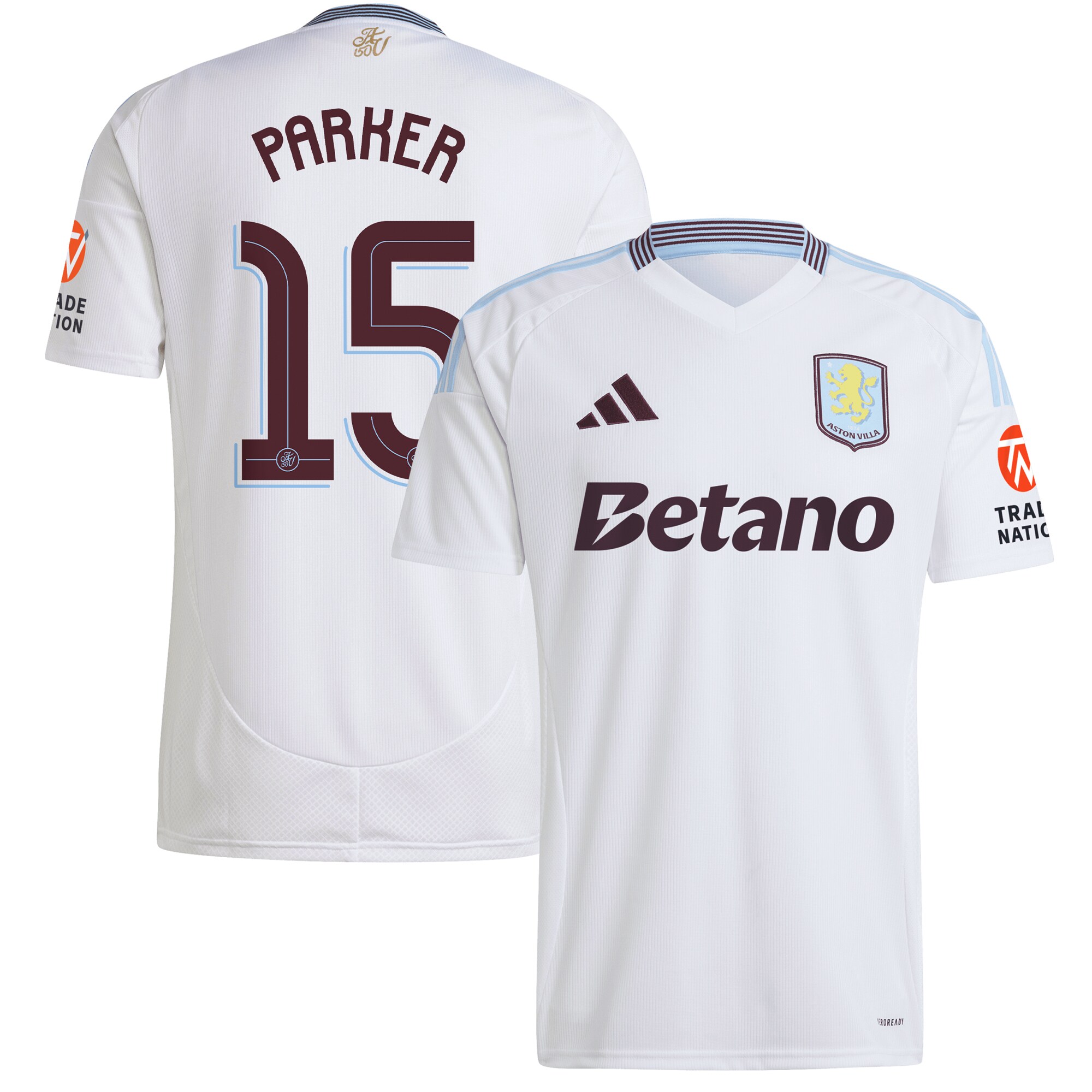 aston villa adidas away shirt 2024-25 with parker 15 cup printing Collection - Aston Villa Official Store
