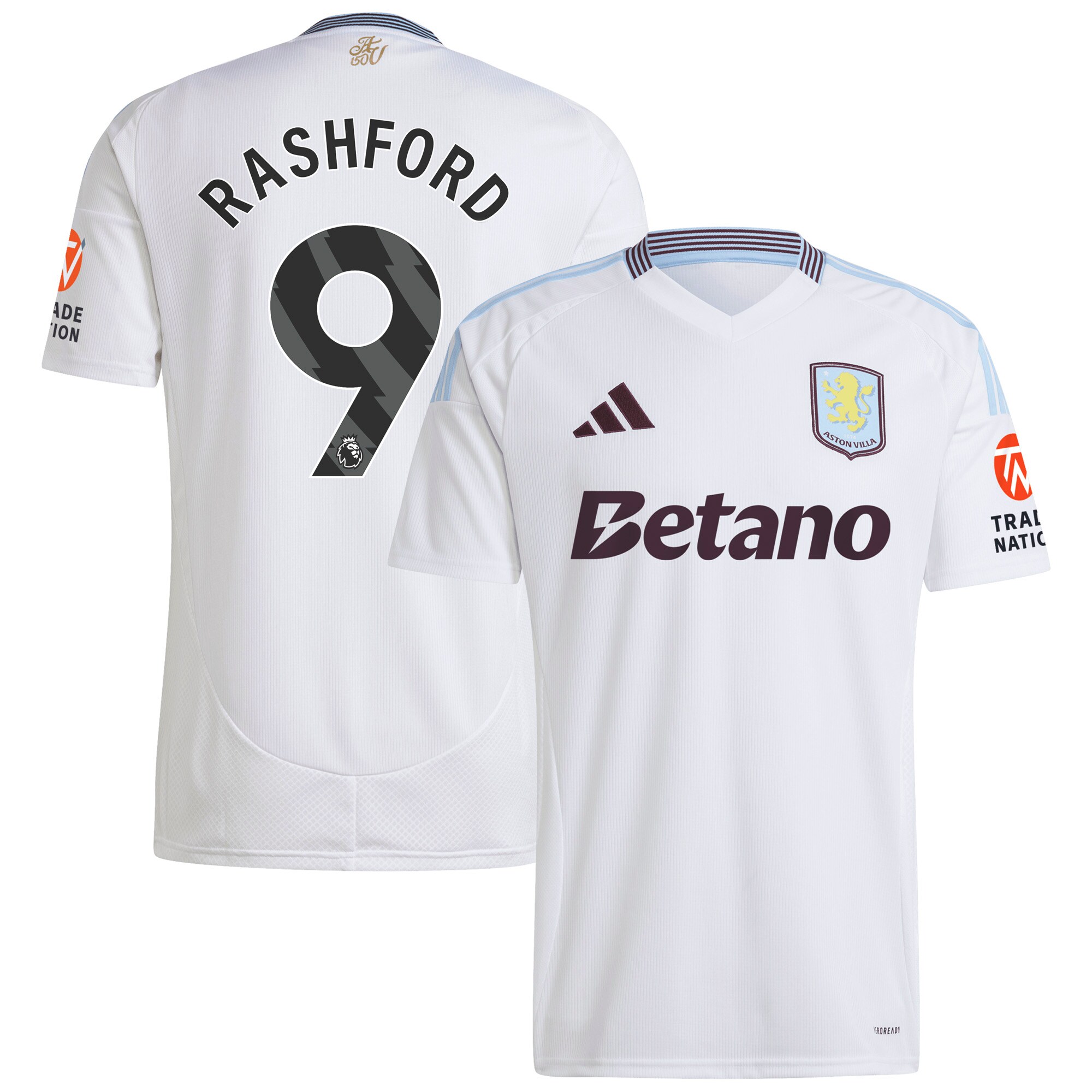aston villa adidas away shirt 2024-25 with rashford 9 printing Collection - Aston Villa Official Store