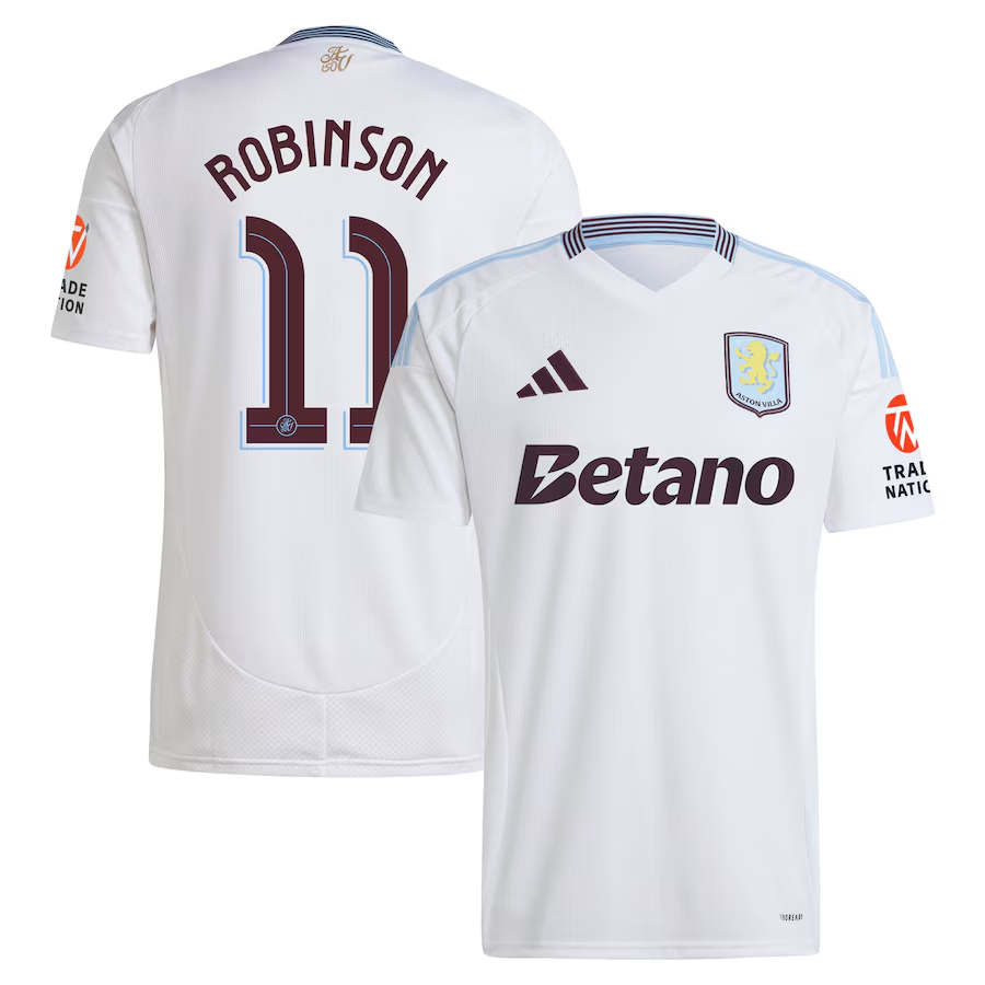 aston villa adidas away shirt 2024-25 with robinson 11 cup printing Collection - Aston Villa Official Store