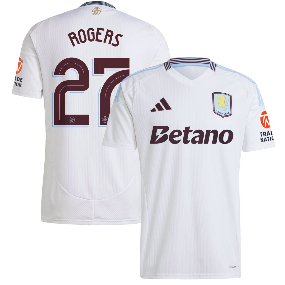 aston villa adidas away shirt 2024-25 with rogers 27 cup printing Collection - Aston Villa Official Store