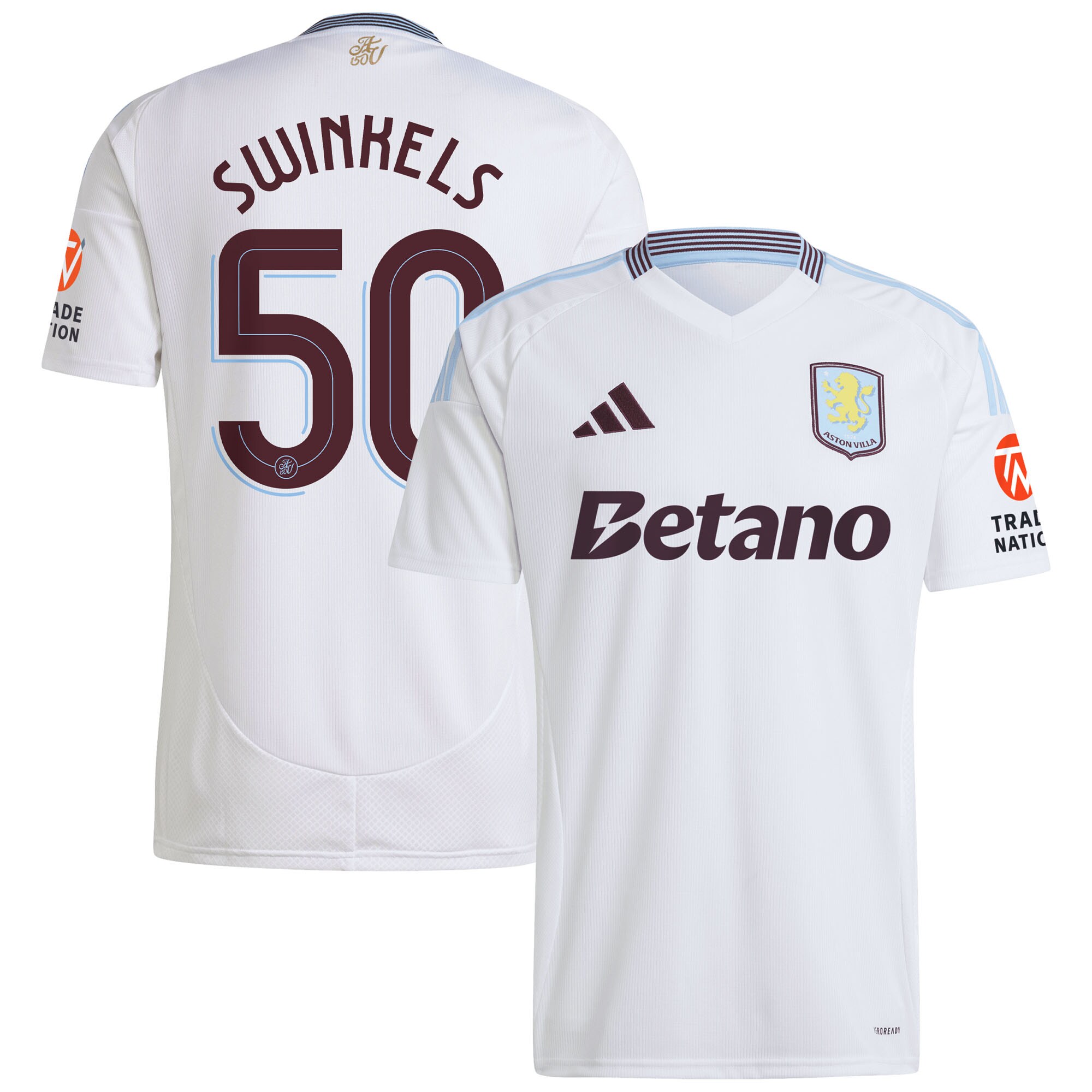 aston villa adidas away shirt 2024-25 with swinkels 50 cup printing Collection - Aston Villa Official Store