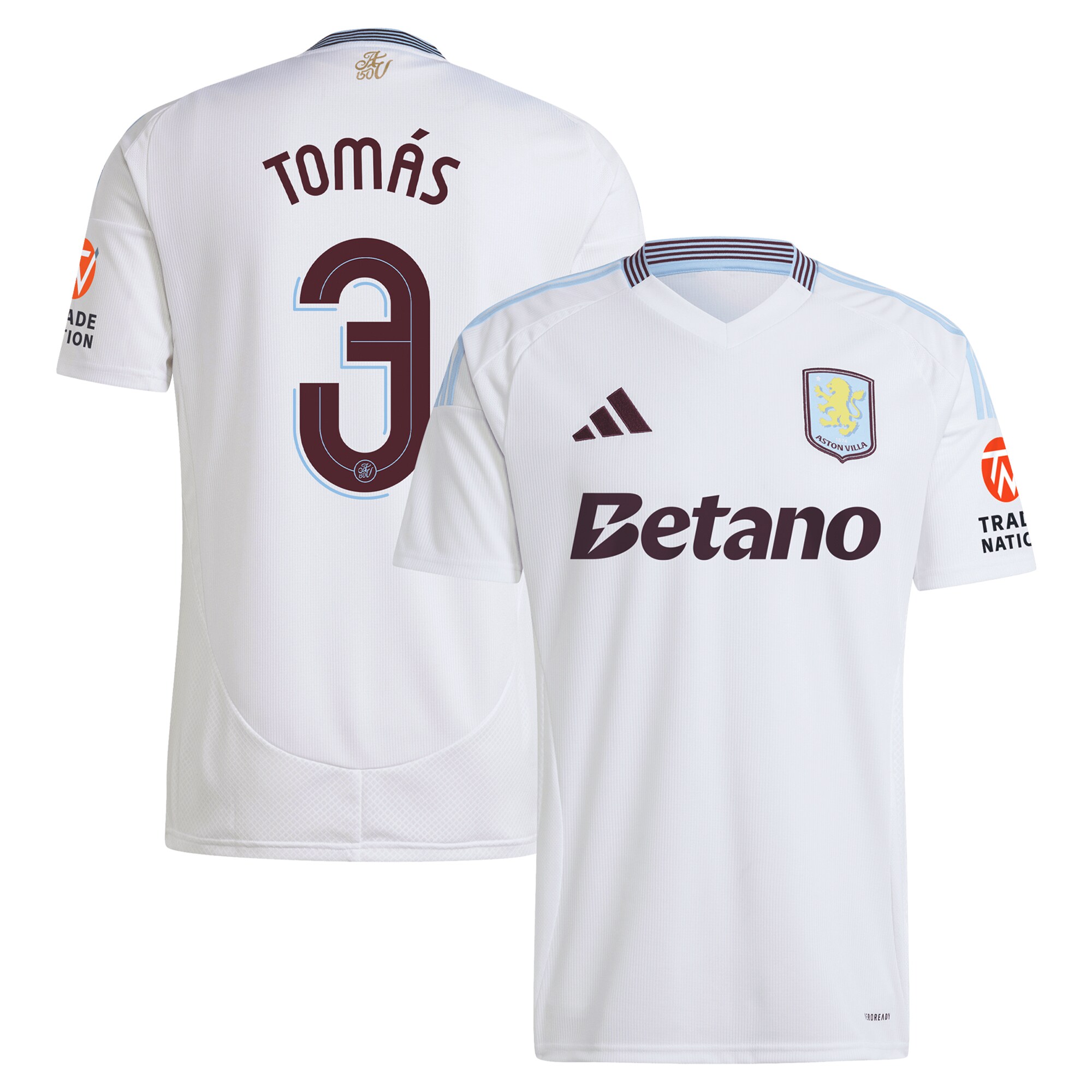 aston villa adidas away shirt 2024-25 with tomás 3 cup printing Collection - Aston Villa Official Store