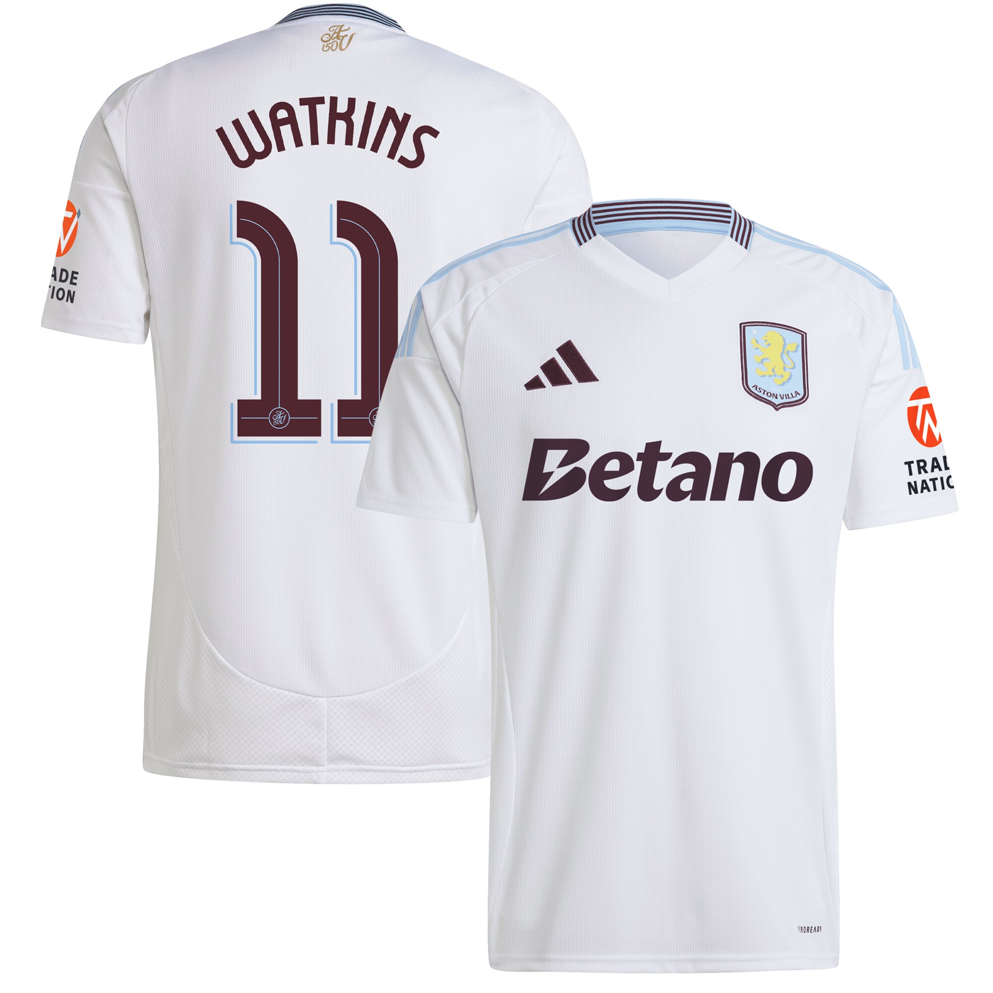 aston villa adidas away shirt 2024-25 with watkins 11 cup printing Collection - Aston Villa Official Store