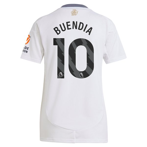 aston villa adidas away shirt 2024-25 – womens with buendia 10 printing Collection - Aston Villa Official Store