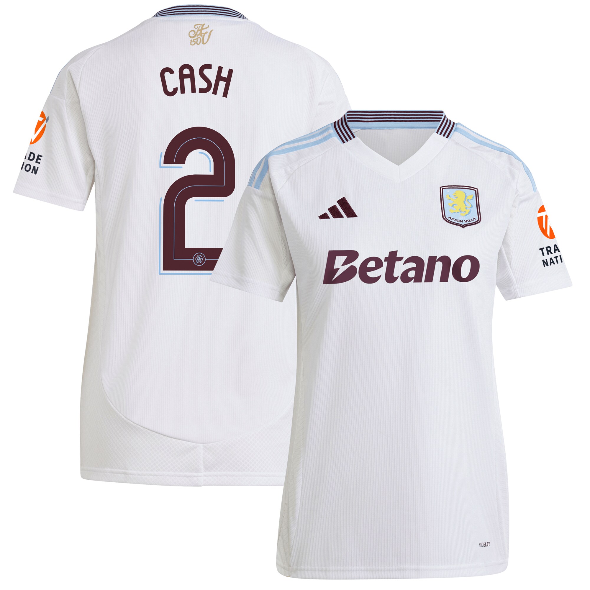 aston villa adidas away shirt 2024-25 – womens with cash 2 cup printing Collection - Aston Villa Official Store