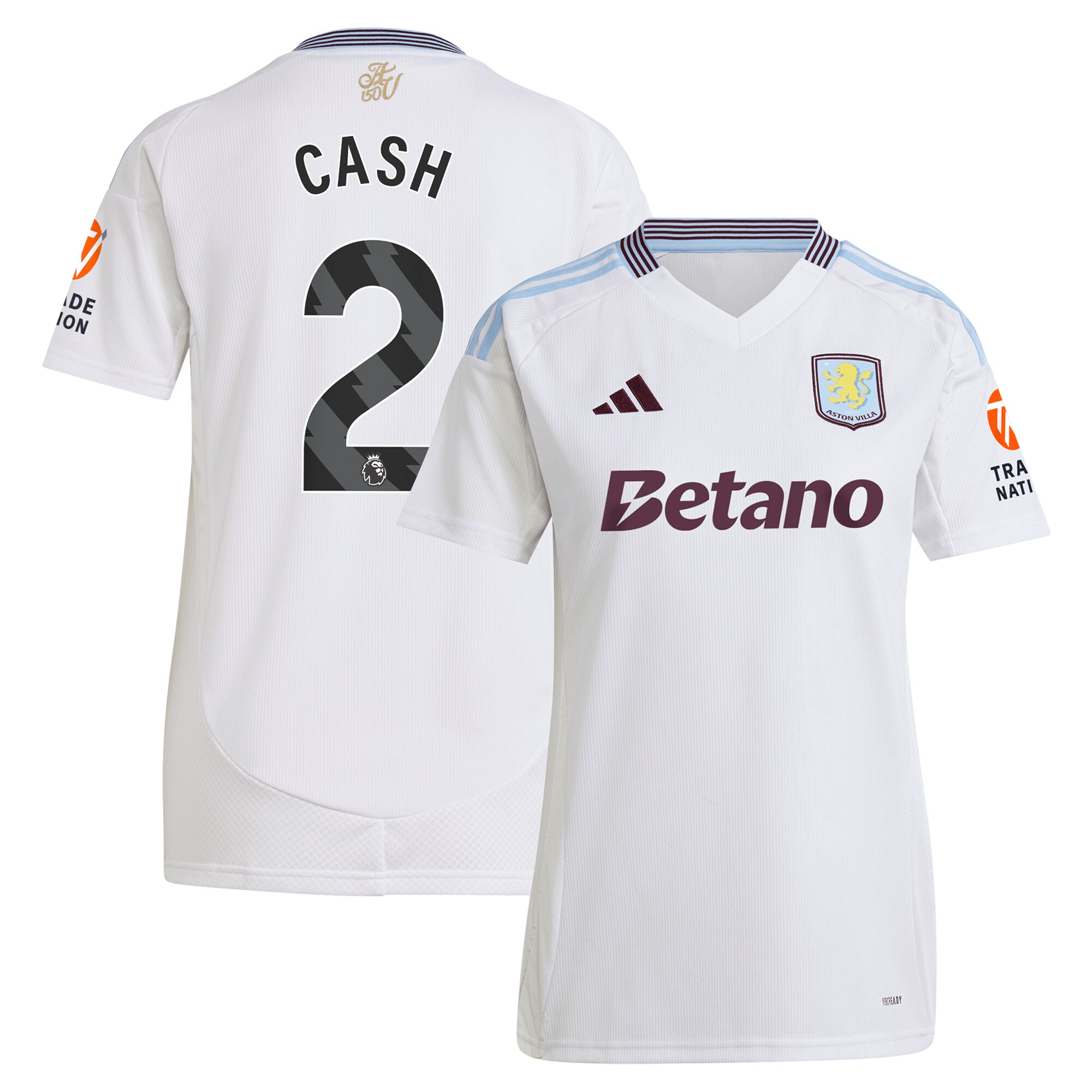 aston villa adidas away shirt 2024-25 – womens with cash 2 printing Collection - Aston Villa Official Store