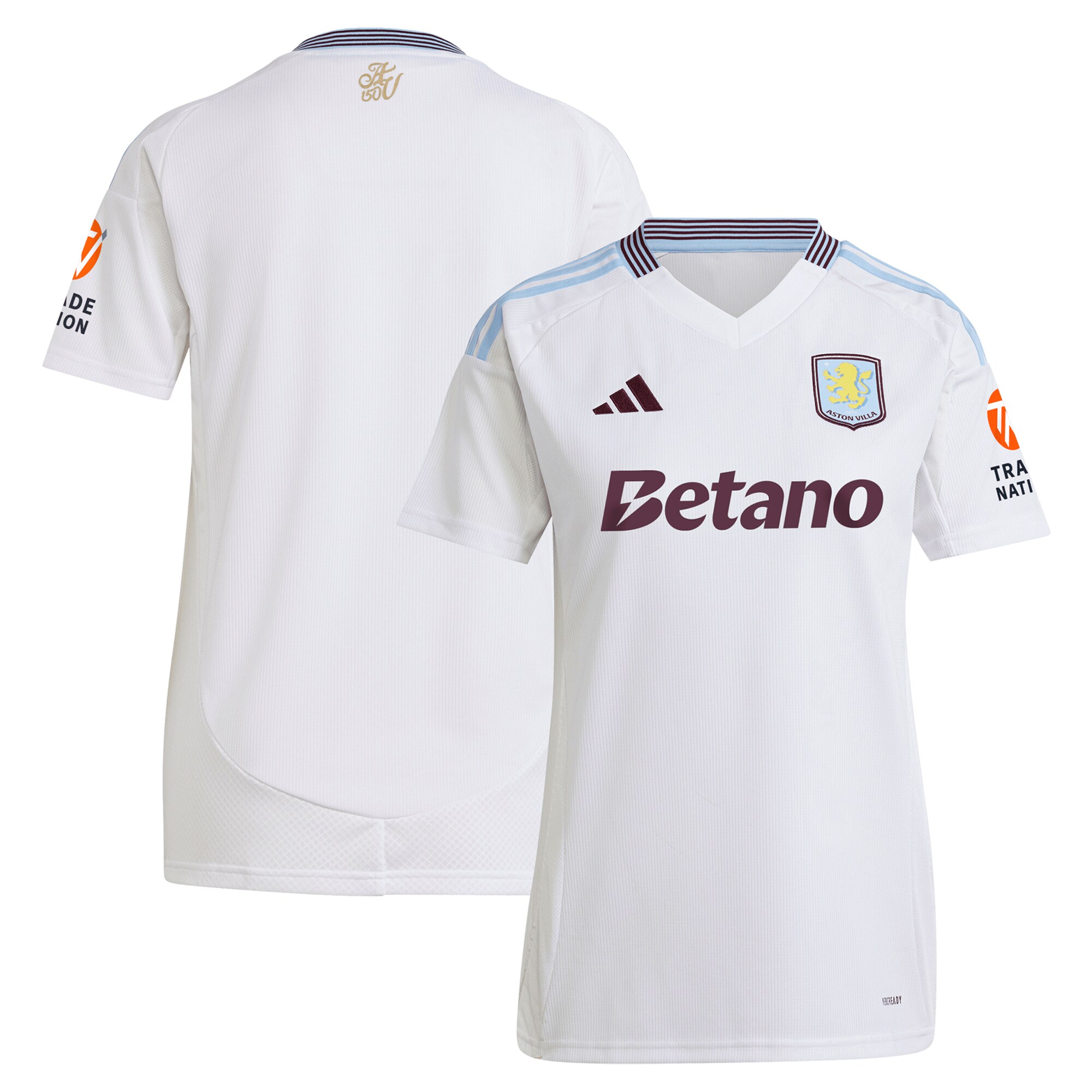 aston villa adidas away shirt 2024-25 – womens with custom printing Collection - Aston Villa Official Store