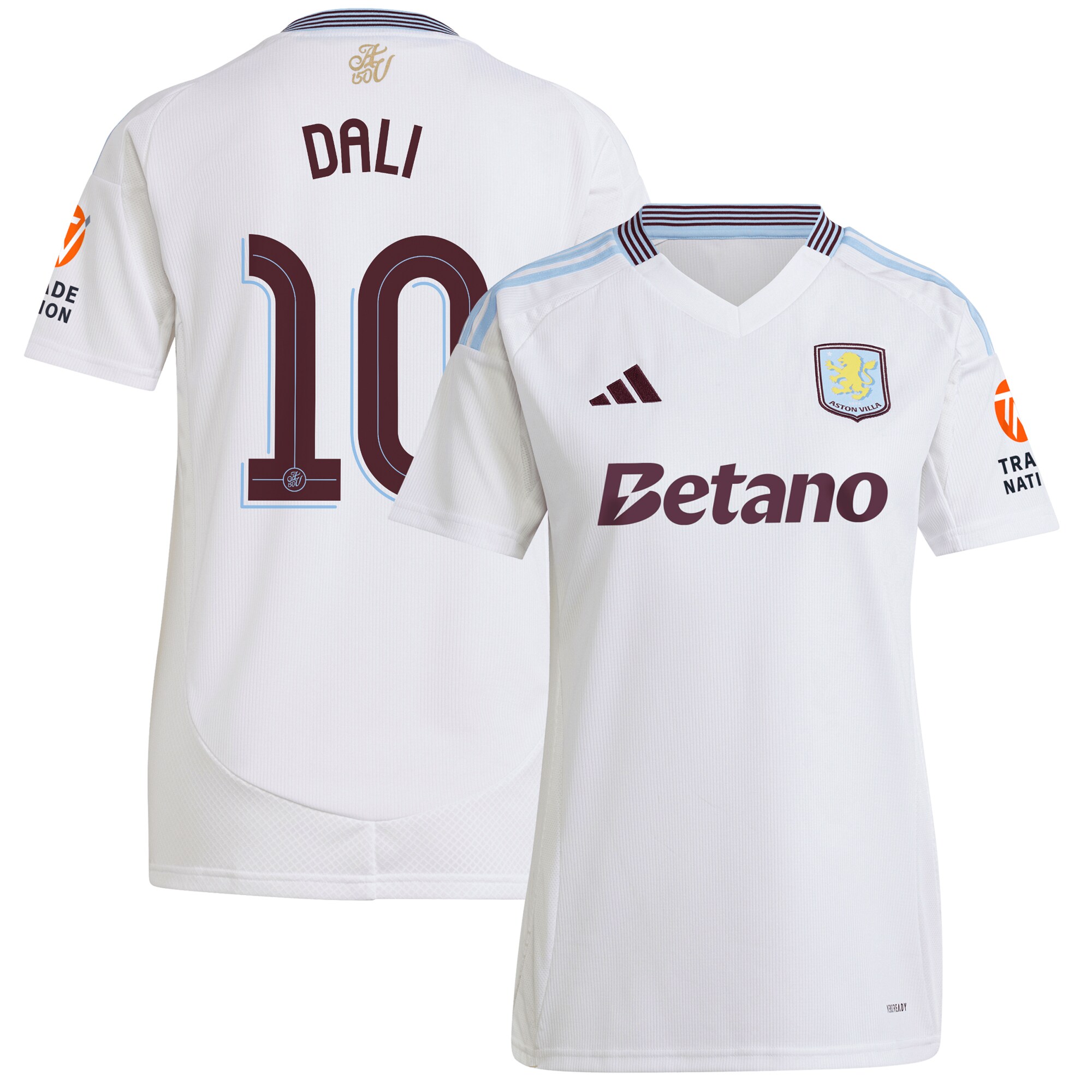 aston villa adidas away shirt 2024-25 – womens with dali 10 cup printing Collection - Aston Villa Official Store