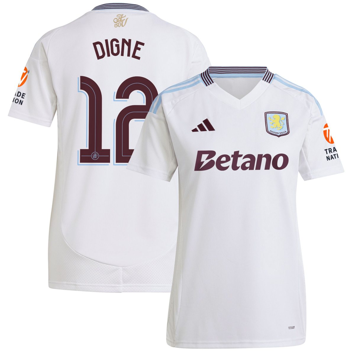 aston villa adidas away shirt 2024-25 – womens with digne 12 cup printing Collection - Aston Villa Official Store