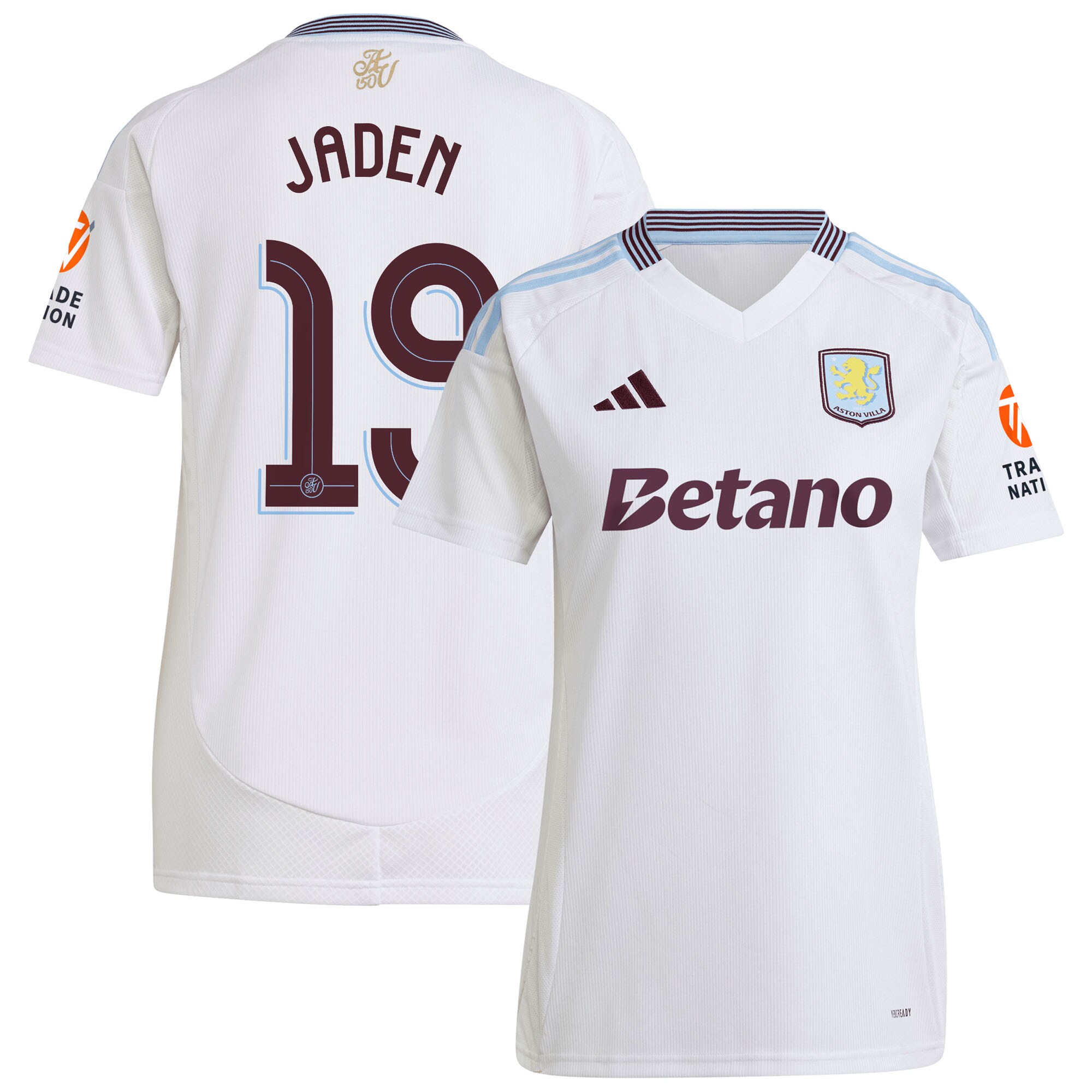 aston villa adidas away shirt 2024-25 – womens with jaden 19 cup printing Collection - Aston Villa Official Store