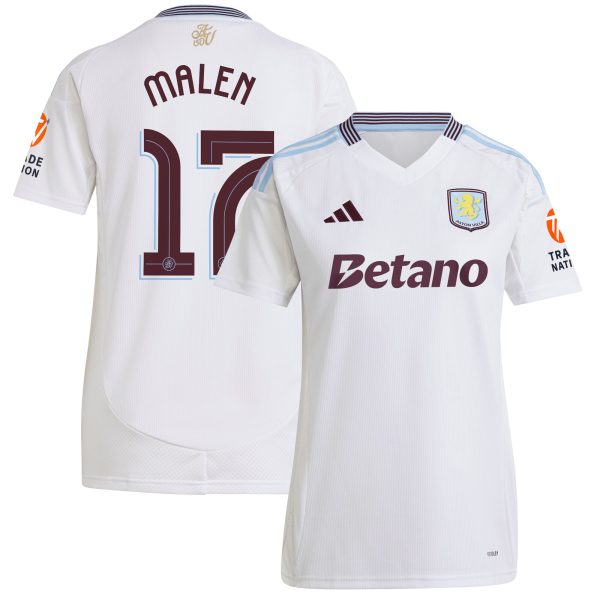 aston villa adidas away shirt 2024-25 – womens with malen 17 cup printing Collection - Aston Villa Official Store
