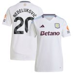 aston villa adidas away shirt 2024-25 – womens with nedeljković 20 printing Collection - Aston Villa Official Store