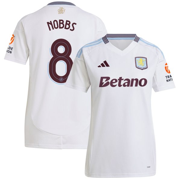 aston villa adidas away shirt 2024-25 – womens with nobbs 8 cup printing Collection - Aston Villa Official Store
