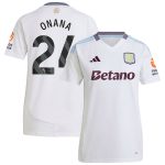 aston villa adidas away shirt 2024-25 – womens with onana 24 printing Collection - Aston Villa Official Store