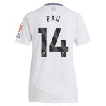 aston villa adidas away shirt 2024-25 – womens with pau 14 printing Collection - Aston Villa Official Store