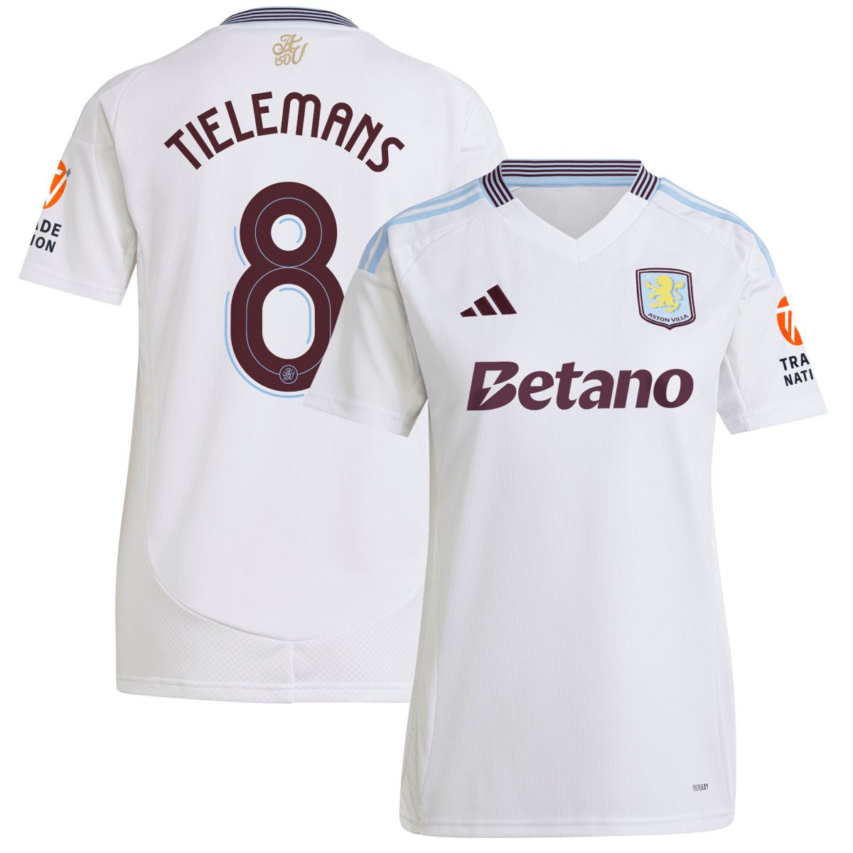 aston villa adidas away shirt 2024-25 – womens with tielemans 8 cup printing Collection - Aston Villa Official Store