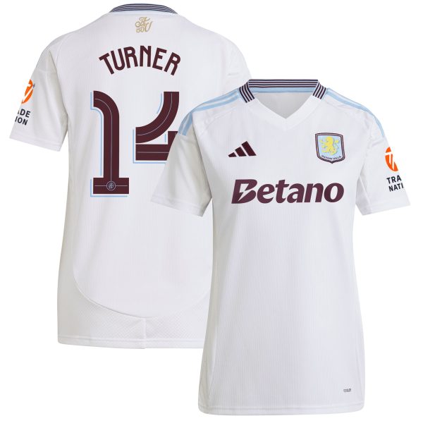 aston villa adidas away shirt 2024-25 – womens with turner 14 cup printing Collection - Aston Villa Official Store