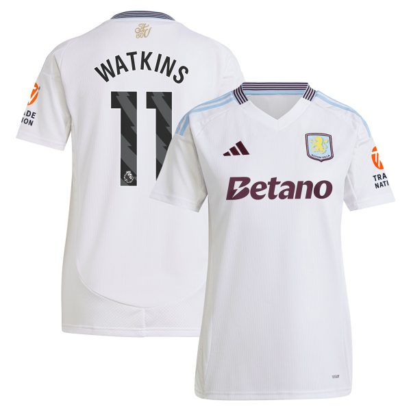 aston villa adidas away shirt 2024-25 – womens with watkins 11 printing Collection - Aston Villa Official Store