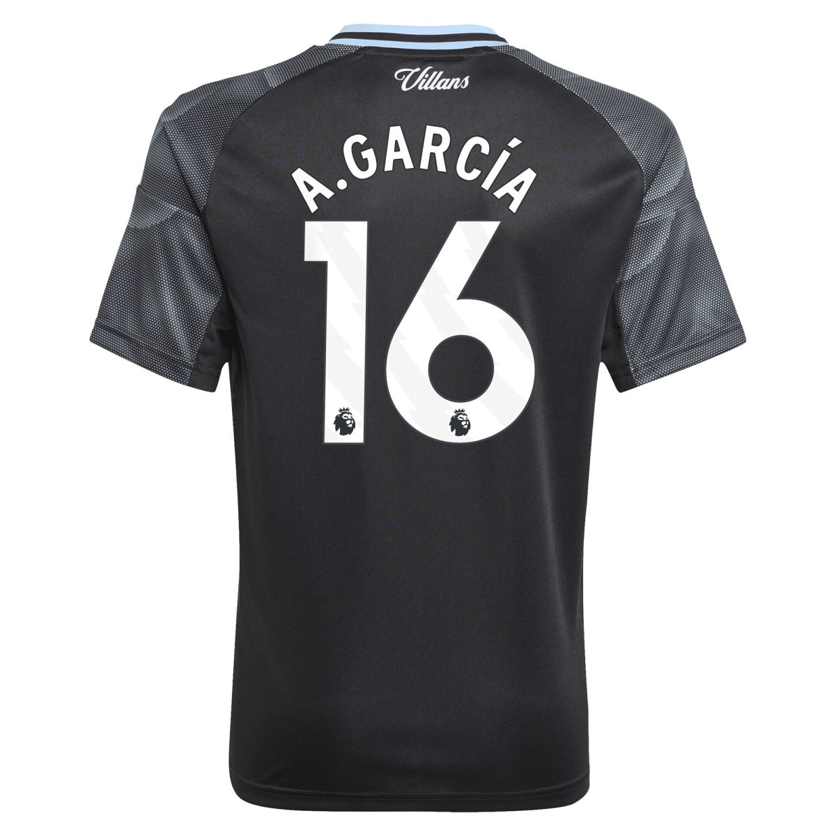 aston villa adidas away shirt 2025-26 – kids with a.garcía 16 printing Collection - Aston Villa Official Store