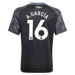 aston villa adidas away shirt 2025-26 – kids with a.garcía 16 printing Collection - Aston Villa Official Store