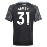 aston villa adidas away shirt 2025-26 – kids with bailey 31 printing Collection - Aston Villa Official Store
