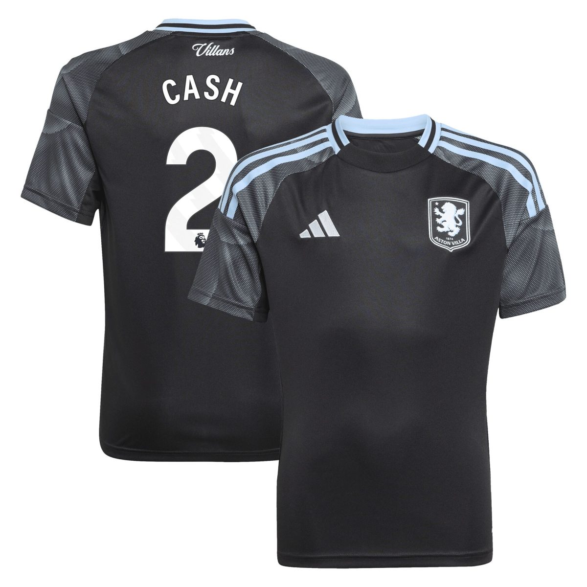 aston villa adidas away shirt 2025-26 – kids with cash 2 printing Collection - Aston Villa Official Store