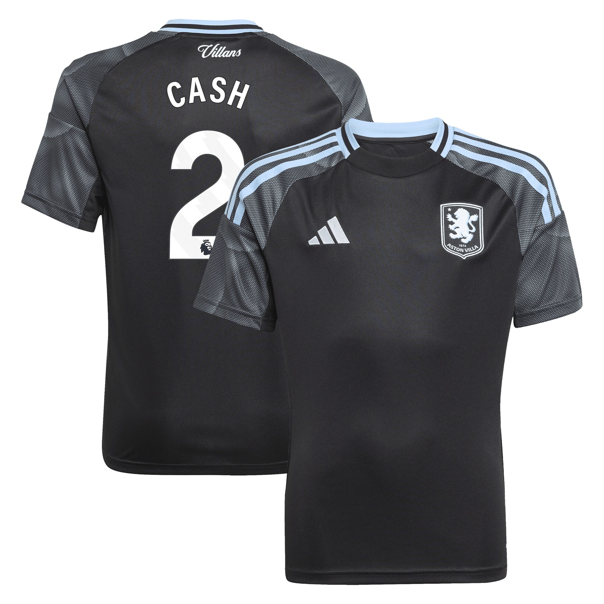 aston villa adidas away shirt 2025-26 – kids with cash 2 printing Collection - Aston Villa Official Store