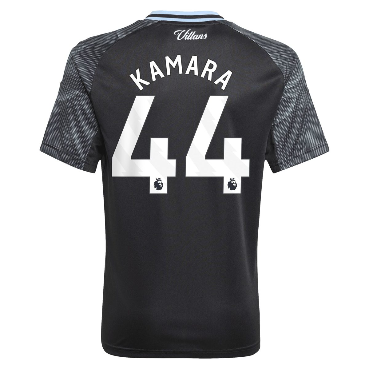 aston villa adidas away shirt 2025-26 – kids with kamara 44 printing Collection - Aston Villa Official Store