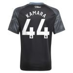 aston villa adidas away shirt 2025-26 – kids with kamara 44 printing Collection - Aston Villa Official Store