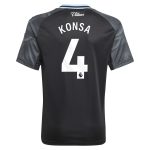 aston villa adidas away shirt 2025-26 – kids with konsa 4 printing Collection - Aston Villa Official Store