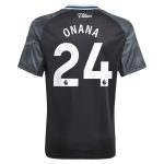 aston villa adidas away shirt 2025-26 – kids with onana 24 printing Collection - Aston Villa Official Store