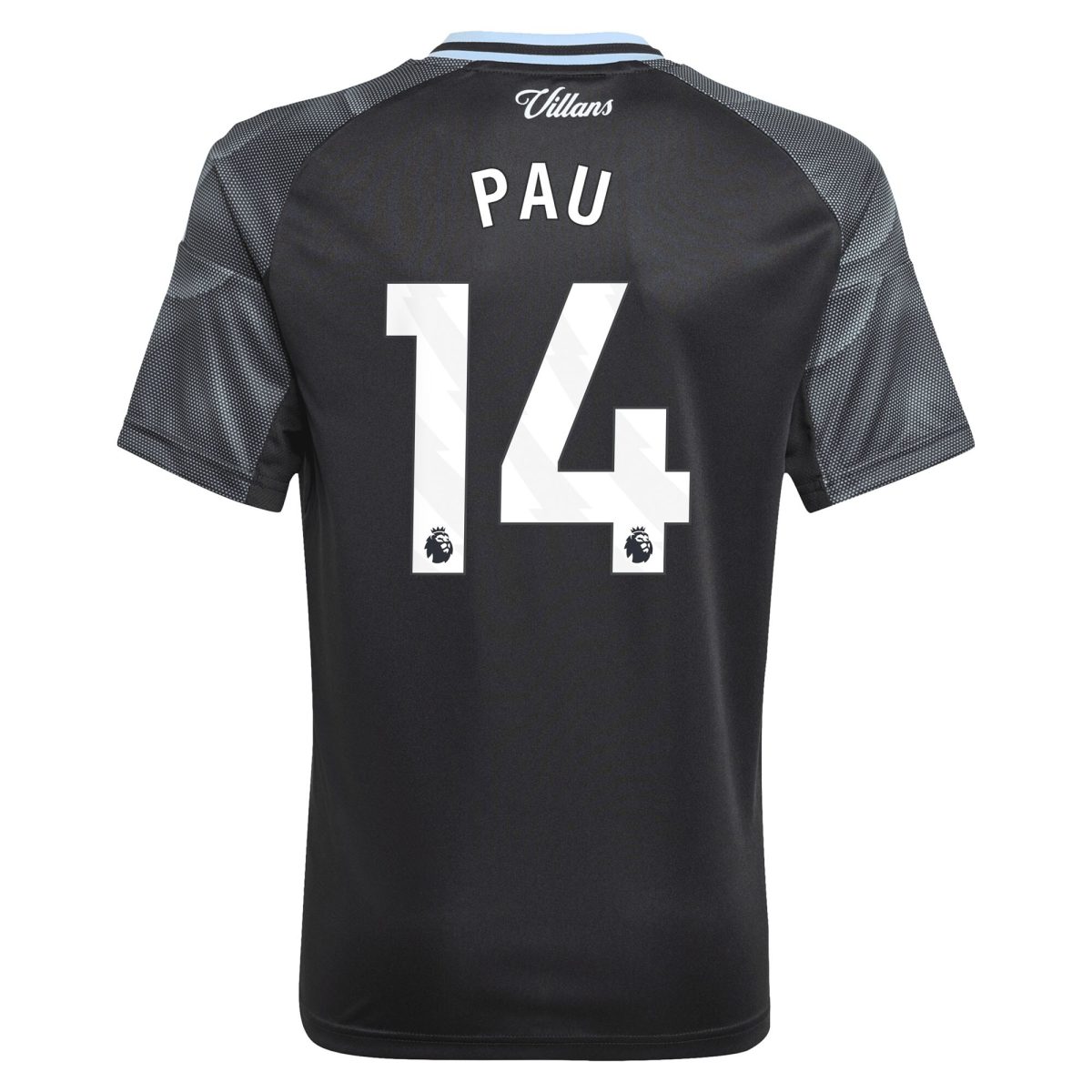 aston villa adidas away shirt 2025-26 – kids with pau 14 printing Collection - Aston Villa Official Store