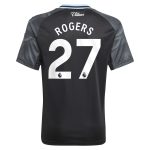 aston villa adidas away shirt 2025-26 – kids with rogers 27 printing Collection - Aston Villa Official Store