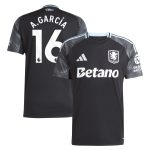 aston villa adidas away shirt 2025-26 with a.garcía 16 printing Collection - Aston Villa Official Store
