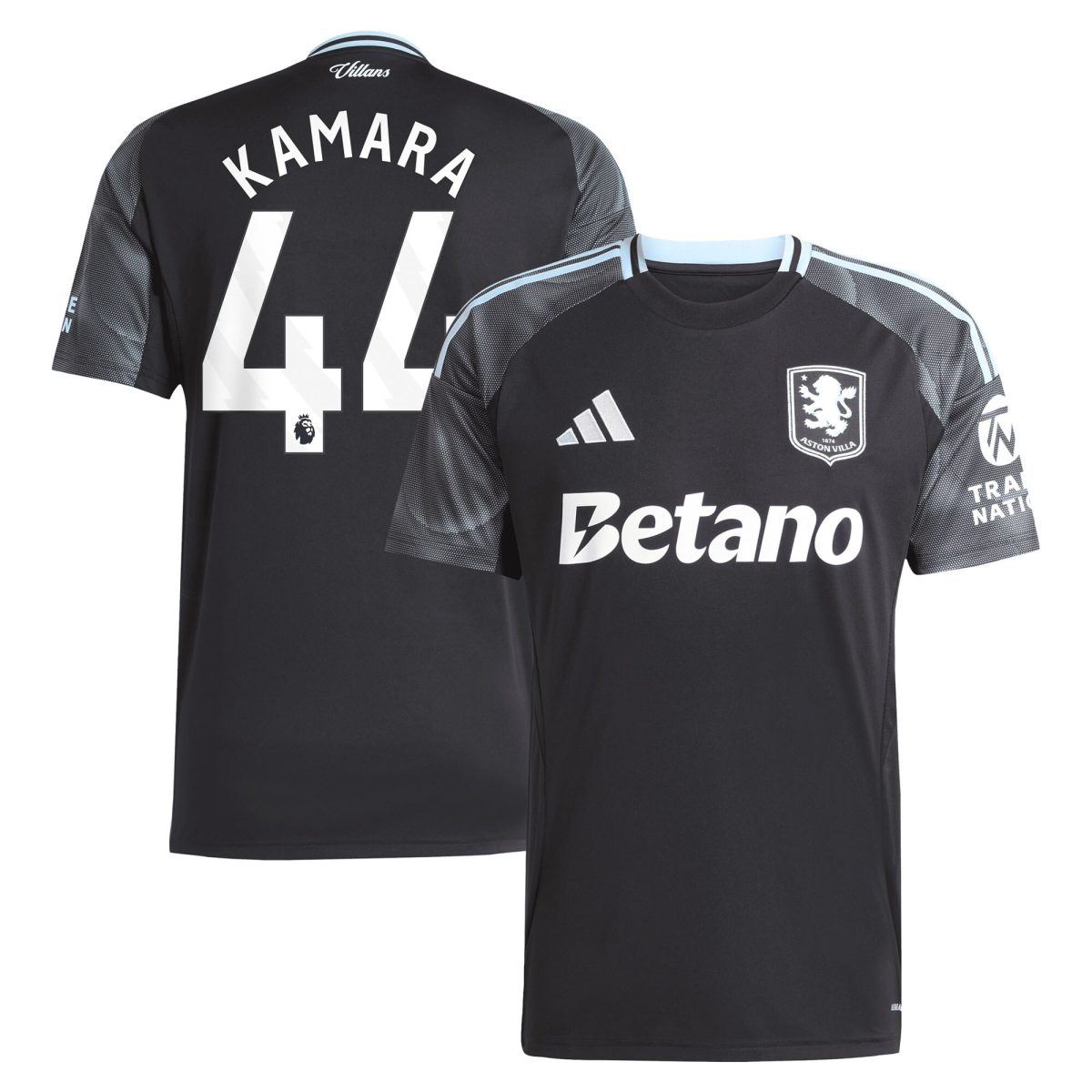 aston villa adidas away shirt 2025-26 with kamara 44 printing Collection - Aston Villa Official Store