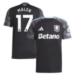 aston villa adidas away shirt 2025-26 with malen 17 printing Collection - Aston Villa Official Store