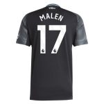 aston villa adidas away shirt 2025-26 with malen 17 printing Collection - Aston Villa Official Store
