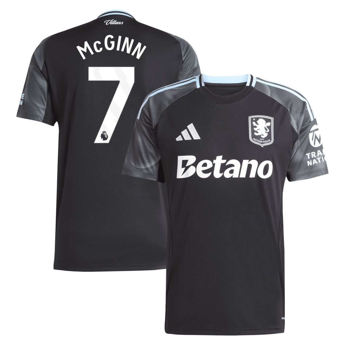 aston villa adidas away shirt 2025-26 with mcginn 7 printing Collection - Aston Villa Official Store