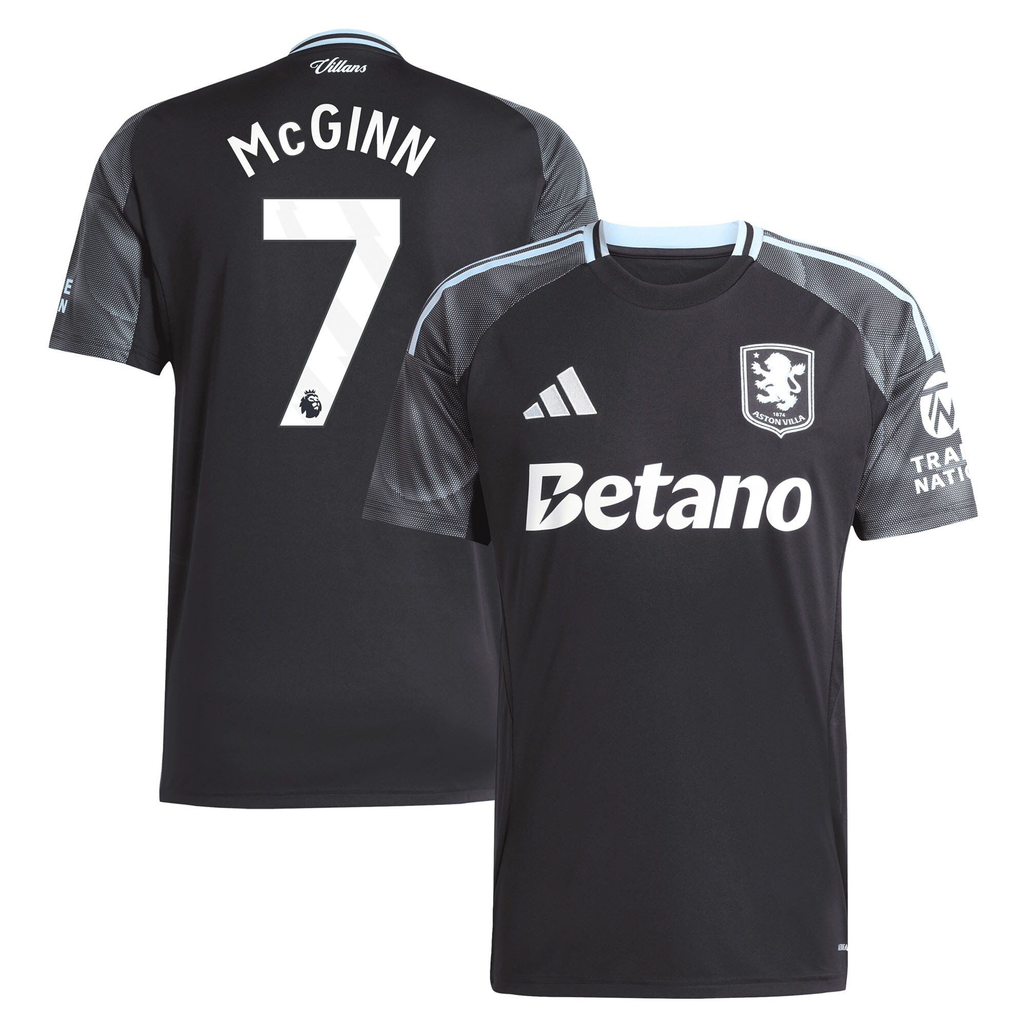 aston villa adidas away shirt 2025-26 with mcginn 7 printing Collection - Aston Villa Official Store