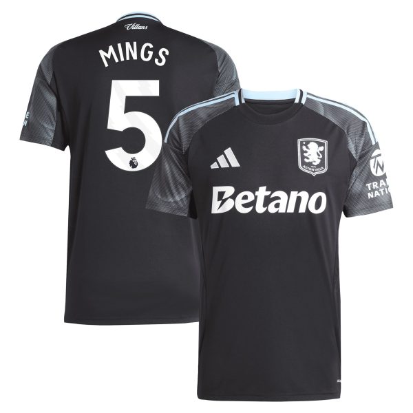 aston villa adidas away shirt 2025-26 with mings 5 printing Collection - Aston Villa Official Store