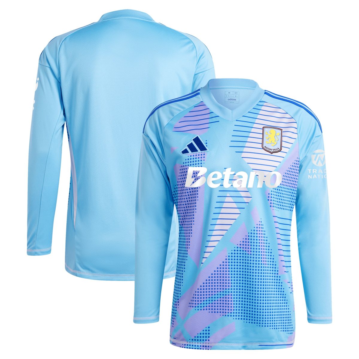 aston villa adidas goalkeeper shirt 2024-25 – long sleeve – 201964005 with custom printing Collection - Aston Villa Official Store