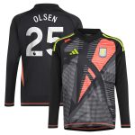 aston villa adidas goalkeeper shirt 2024-25 – long sleeve – kids with olsen 25 printing – 202029322 Collection - Aston Villa Official Store