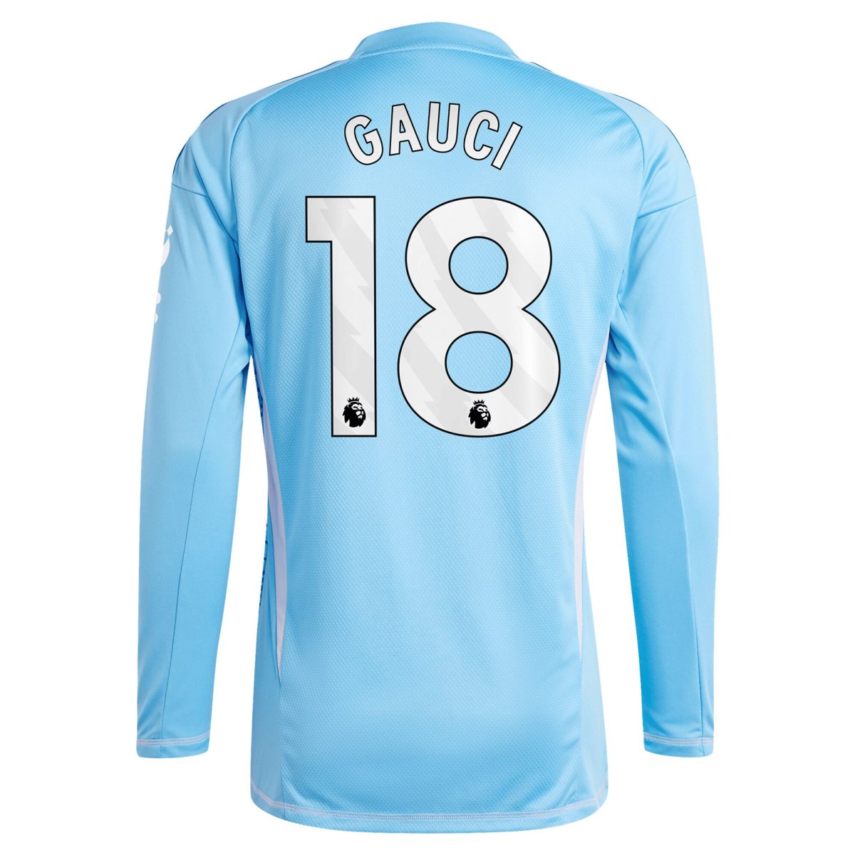 aston villa adidas goalkeeper shirt 2024-25 – long sleeve with gauci 18 printing – 202030982 Collection - Aston Villa Official Store