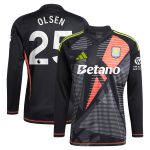 aston villa adidas goalkeeper shirt 2024-25 – long sleeve with olsen 25 printing – 202028939 Collection - Aston Villa Official Store