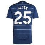aston villa adidas goalkeeper shirt 2024-25 – long sleeve with olsen 25 printing – 202030975 Collection - Aston Villa Official Store