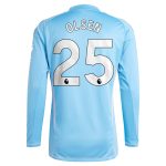 aston villa adidas goalkeeper shirt 2024-25 – long sleeve with olsen 25 printing – 202030976 Collection - Aston Villa Official Store