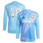 aston villa adidas goalkeeper shirt 2024-25 – long sleeve with zych 48 printing – 202153092 Collection - Aston Villa Official Store