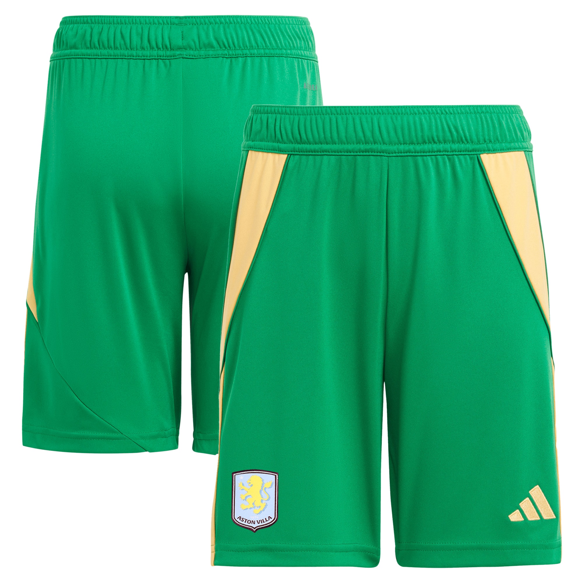 aston villa adidas goalkeeper shorts 2024-25 – kids – 201964012 with custom printing Collection - Aston Villa Official Store