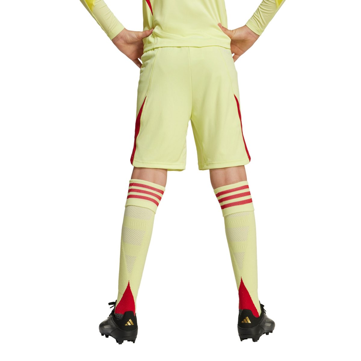 aston villa adidas goalkeeper shorts 2025-26 – kids with custom printing Collection - Aston Villa Official Store